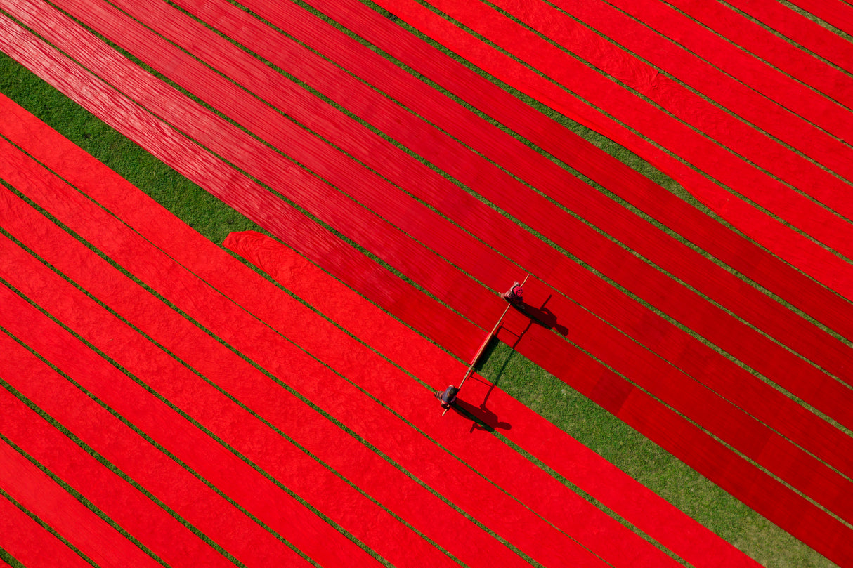 Drying fabrics Poster och Canvastavla