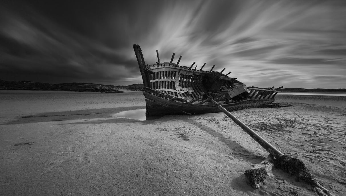 Bunbeg ShipWreck Poster och Canvastavla