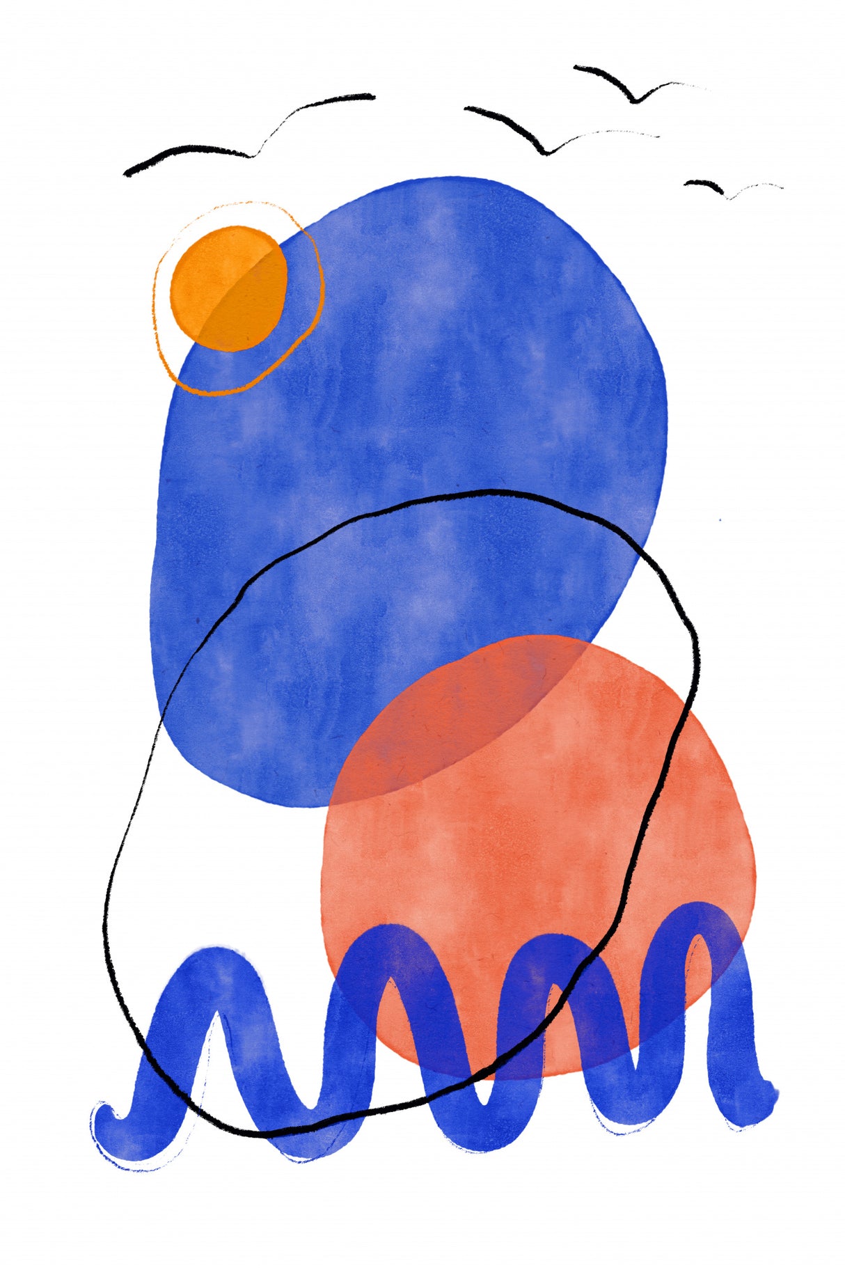 Playingshapesno6 Poster och Canvastavla
