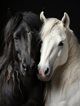 Bw Horses 3 Poster och Canvastavla