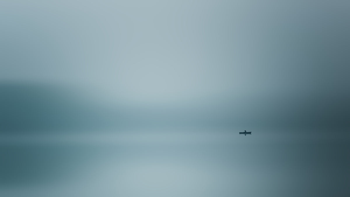 silence at the lake Poster och Canvastavla