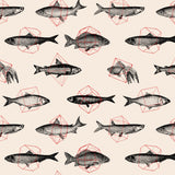 Fish In Geometrics Nº1 Poster och Canvastavla