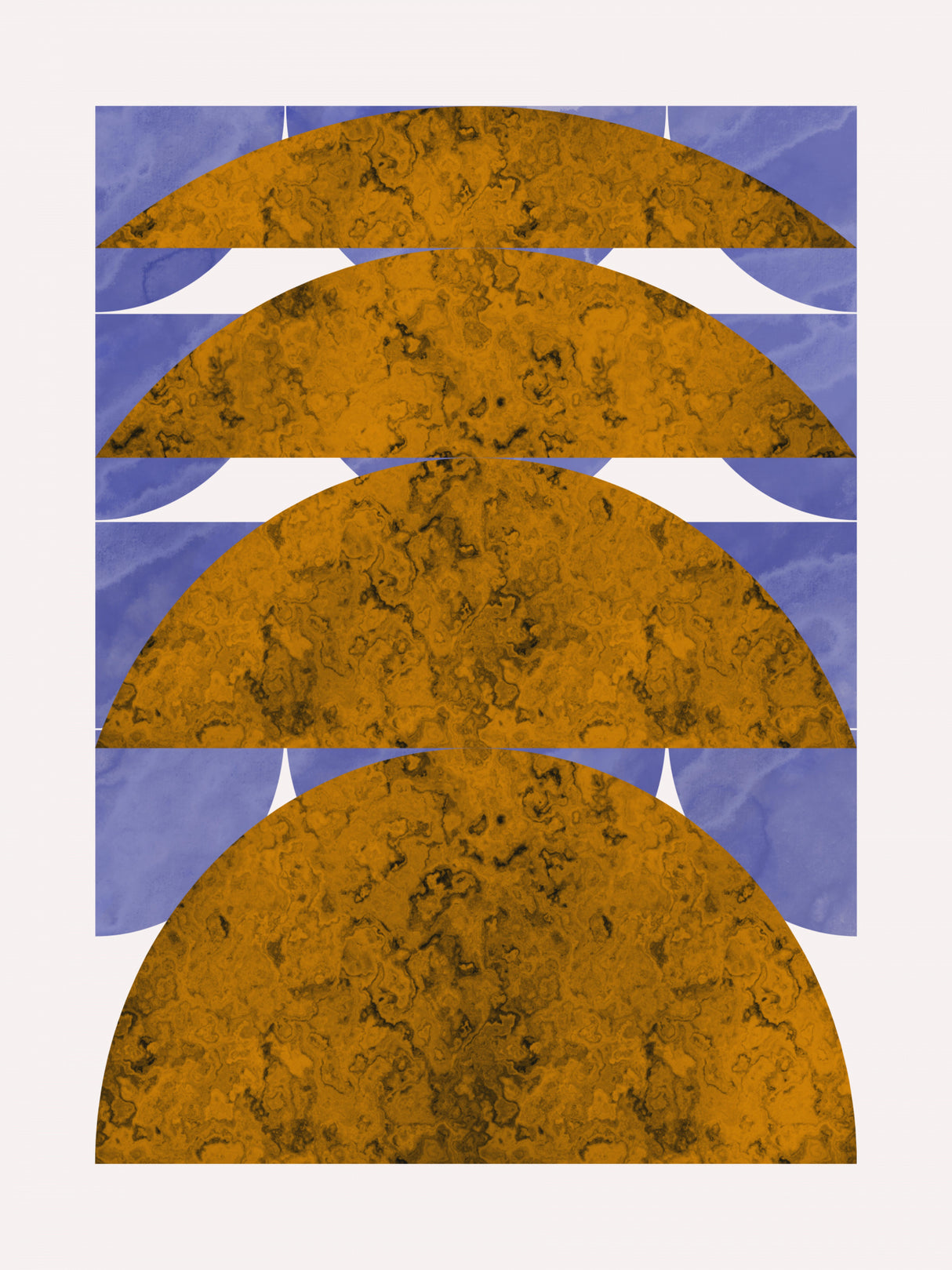 Golden Marble Sphere Design Poster och Canvastavla