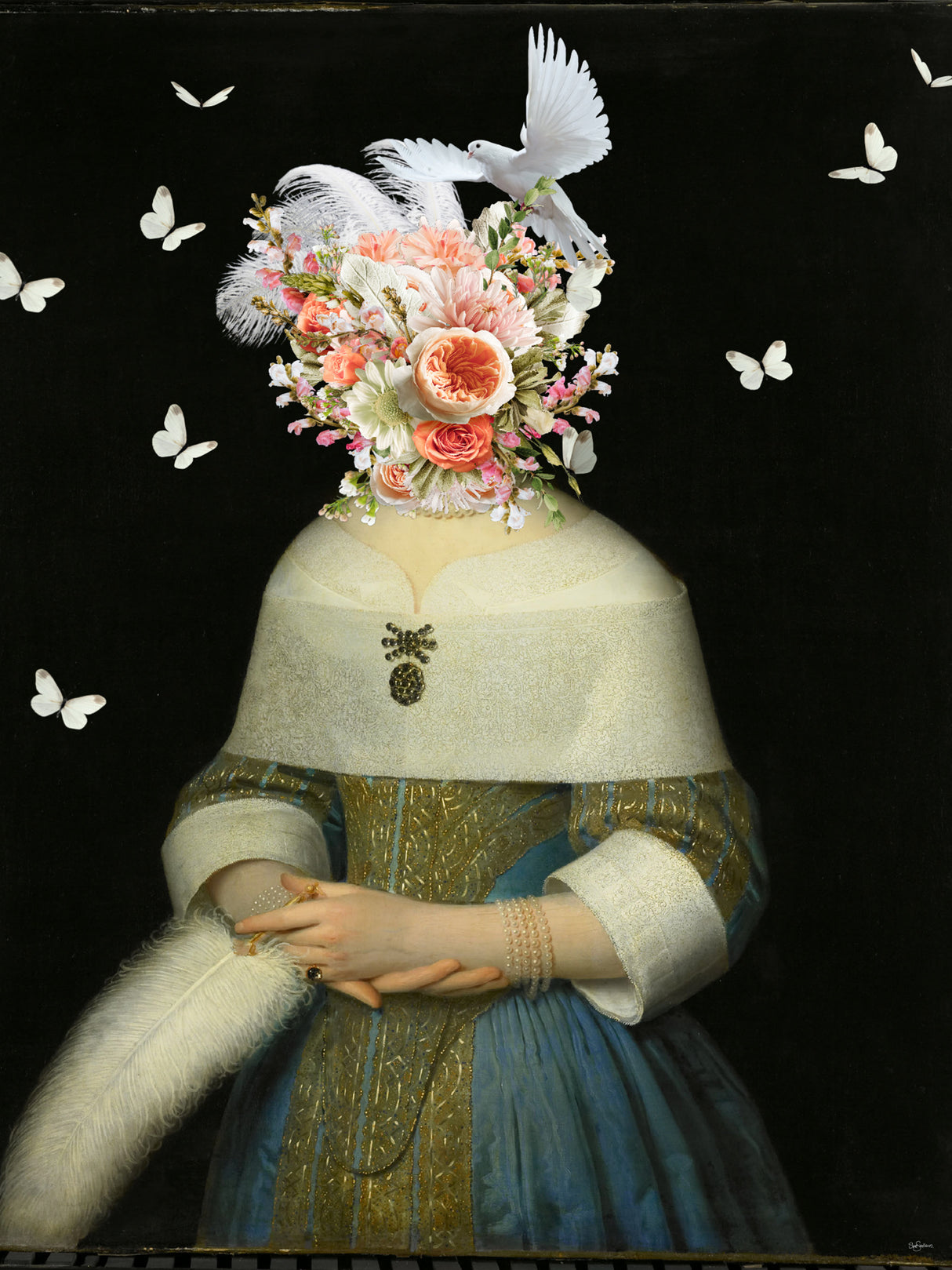 Lady Jane Dovelander Poster och Canvastavla