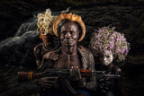 Flower and Gun Poster och Canvastavla