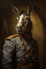 Donkey In Costume 3 Poster och Canvastavla