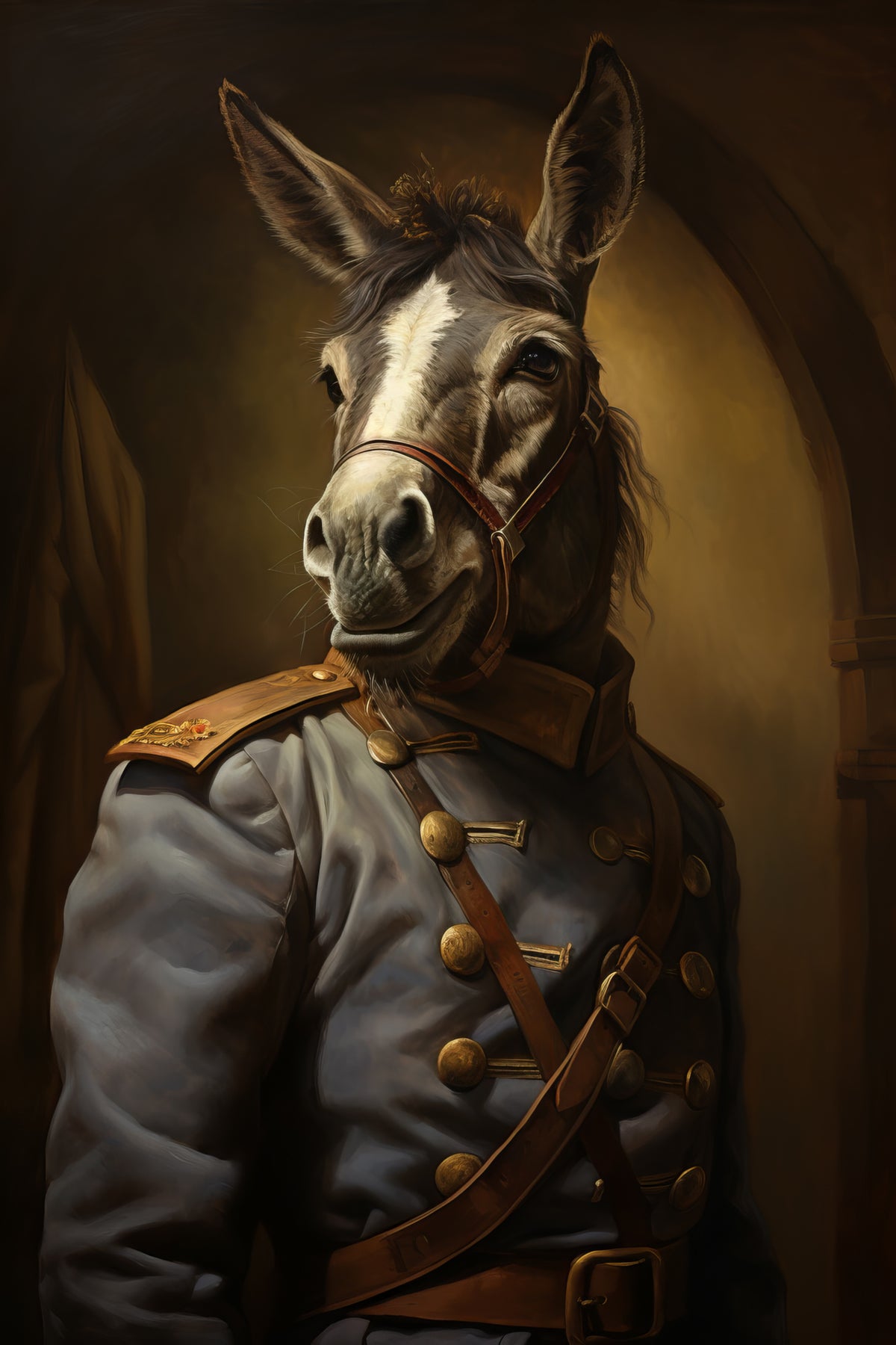 Donkey In Costume 3 Poster och Canvastavla