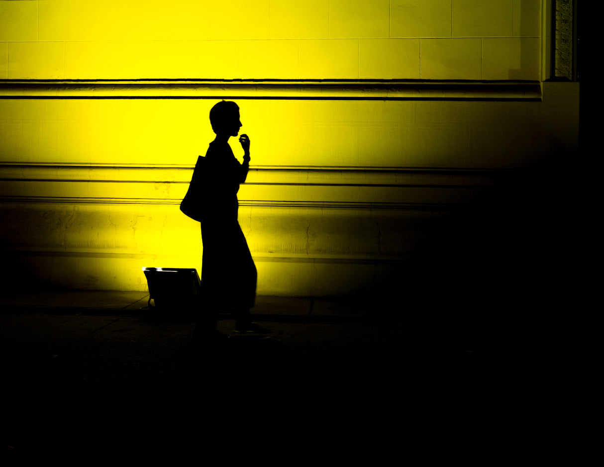 Black and Yellow Poster och Canvastavla