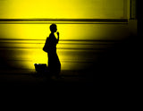 Black and Yellow Poster och Canvastavla