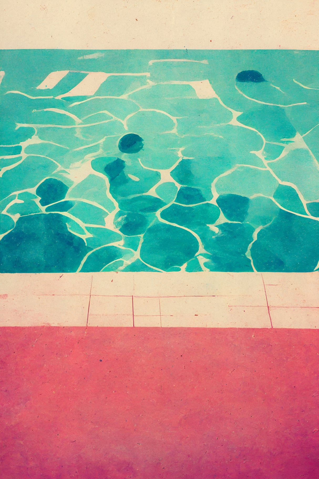 Swimming Pool Poster och Canvastavla