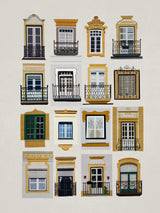 Vintage Windows Poster och Canvastavla