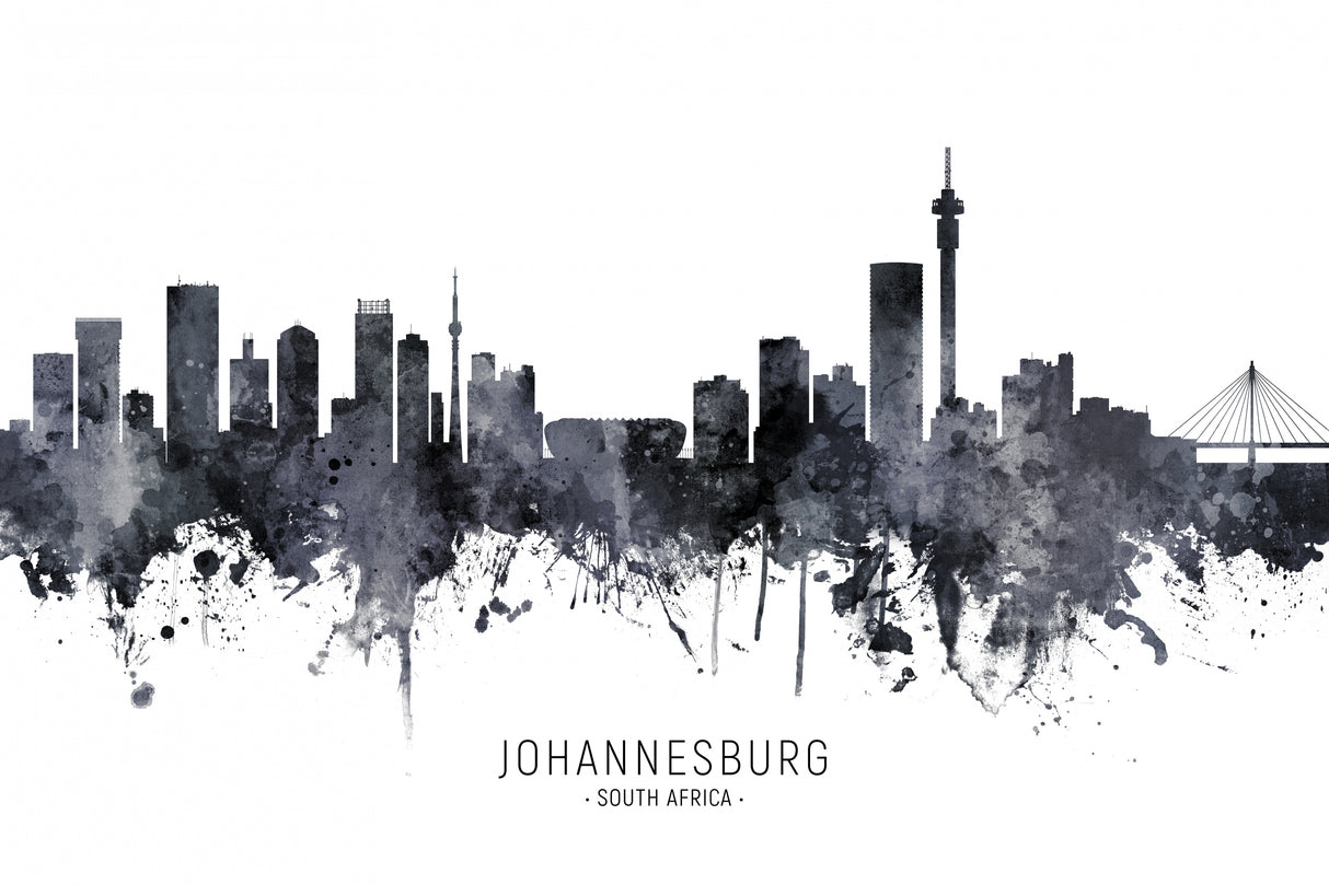 Johannesburg South Africa Skyline Poster och Canvastavla