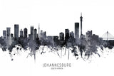 Johannesburg South Africa Skyline Poster och Canvastavla
