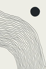 Boho Lines Series #5 Poster och Canvastavla