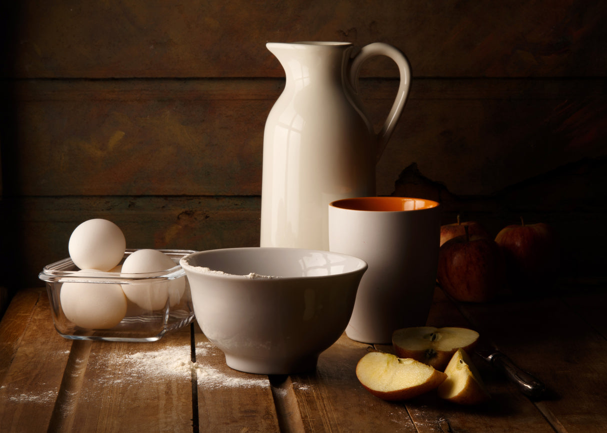 Still Life with eggs and apples Poster och Canvastavla