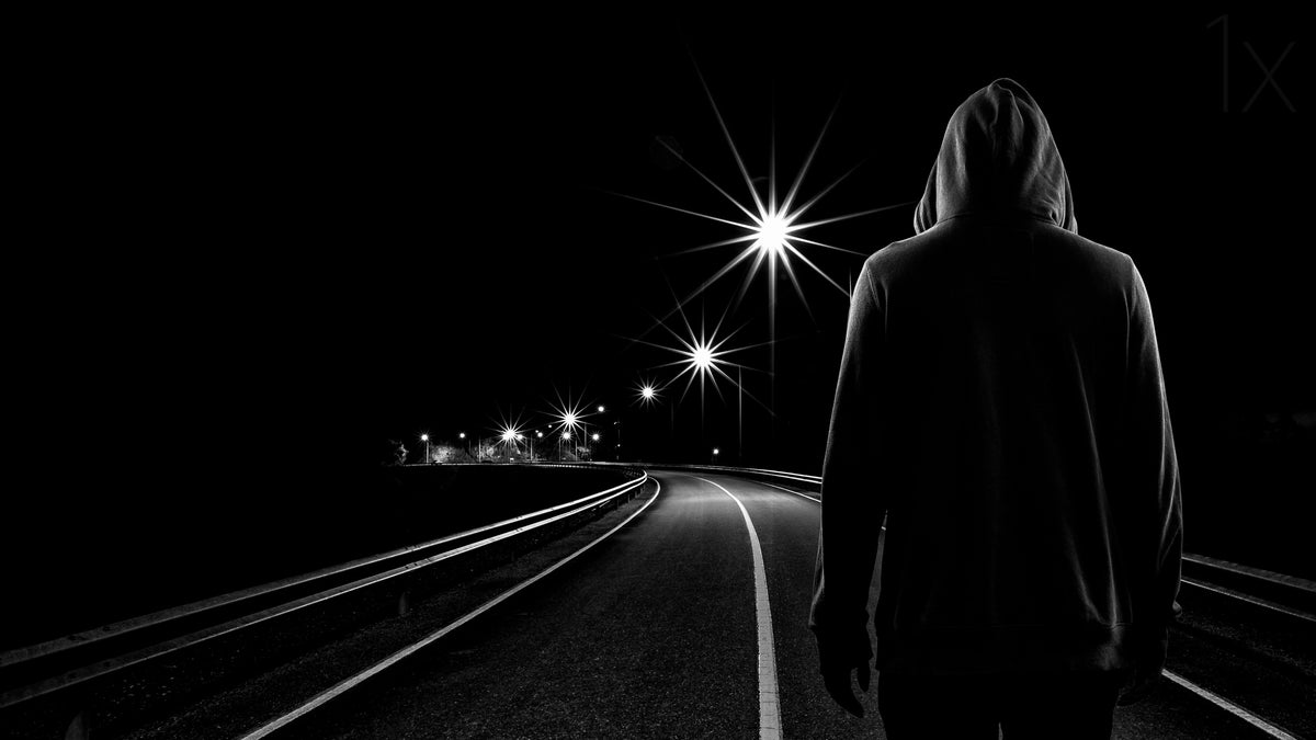 Night Road Poster och Canvastavla
