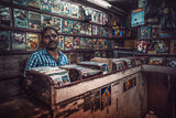 Indian bazar at night Poster och Canvastavla