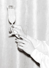 Hands Drink Black and White Poster och Canvastavla