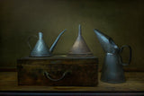 Oil cans Poster och Canvastavla