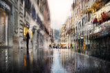After the rain in the alleys of Rome Poster och Canvastavla