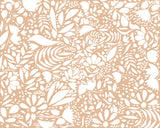 Scandi brown white pattern Poster och Canvastavla