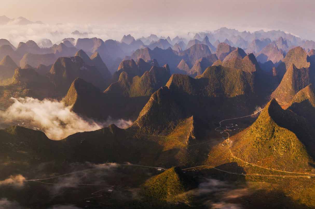Ha Giang Geopark Poster och Canvastavla