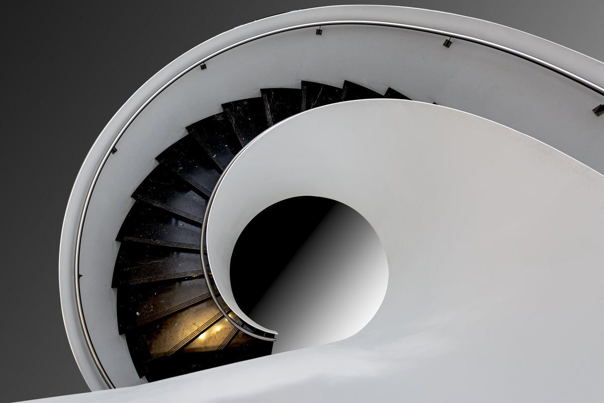 Spiral staircase Poster och Canvastavla