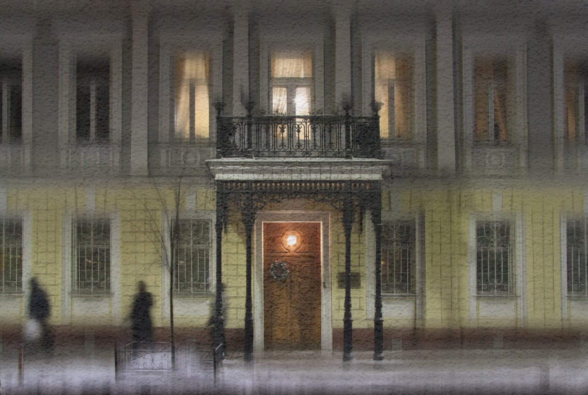Winter evening Poster och Canvastavla