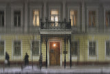 Winter evening Poster och Canvastavla