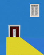 Urban texture - Liguria Italy Poster och Canvastavla