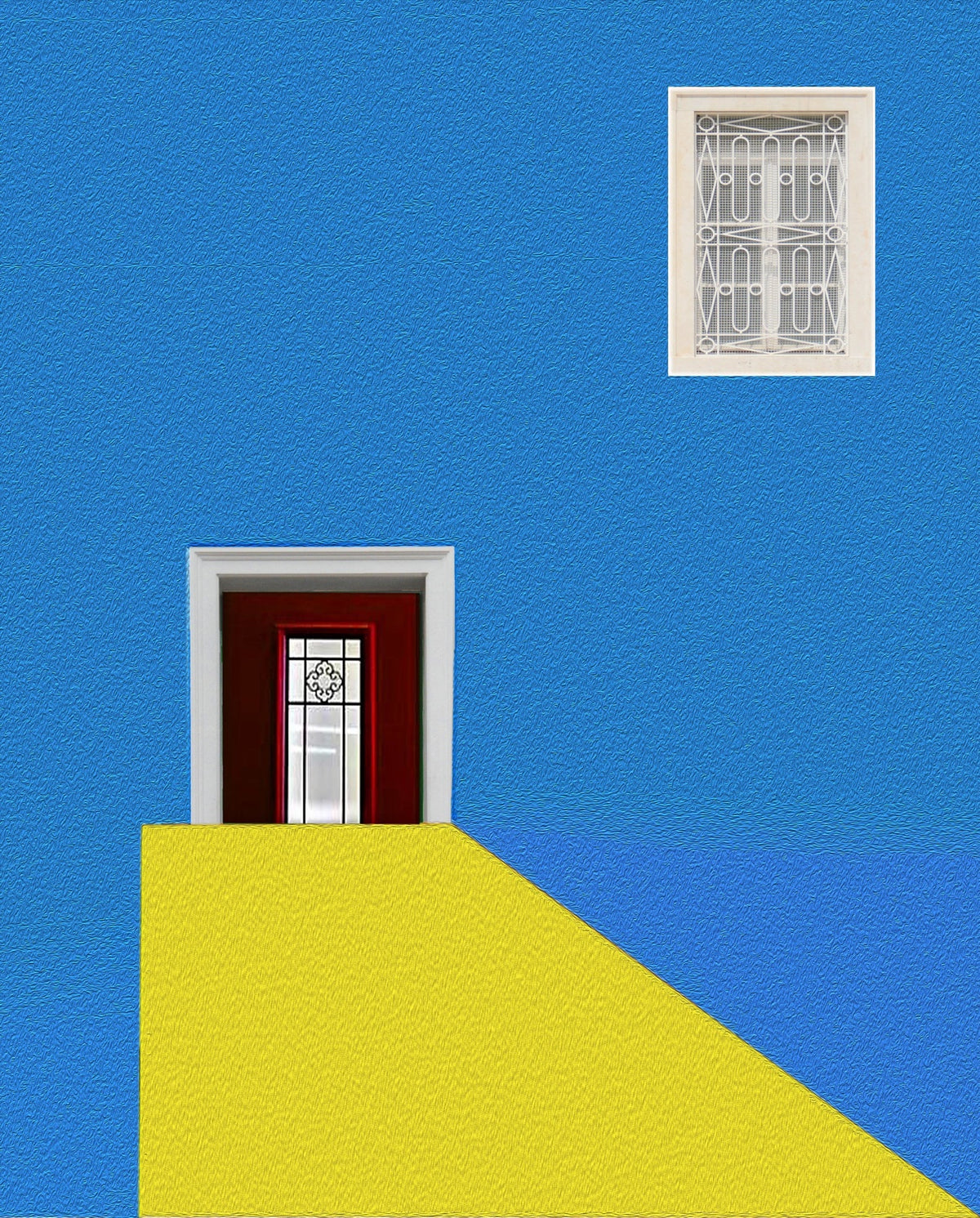 Urban texture - Liguria Italy Poster och Canvastavla