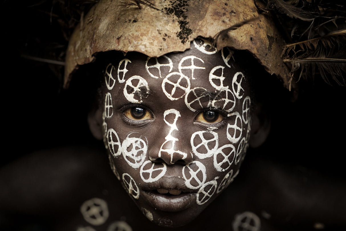 Ethiopian Suri tribes Poster och Canvastavla