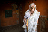 Bangladesh Old Lady Poster och Canvastavla