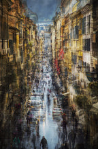 Traffic in the city Poster och Canvastavla