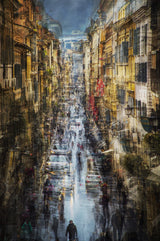 Traffic in the city Poster och Canvastavla