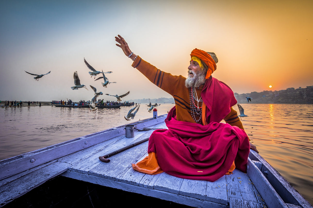 Spiritual Sadhu Poster och Canvastavla