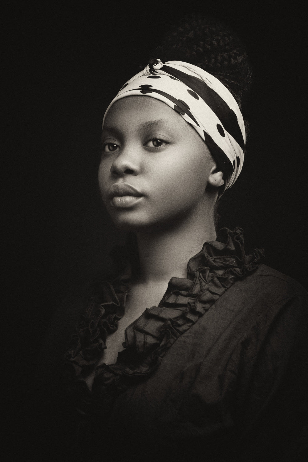 Monochrome Portrait Poster och Canvastavla