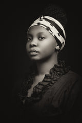 Monochrome Portrait Poster och Canvastavla