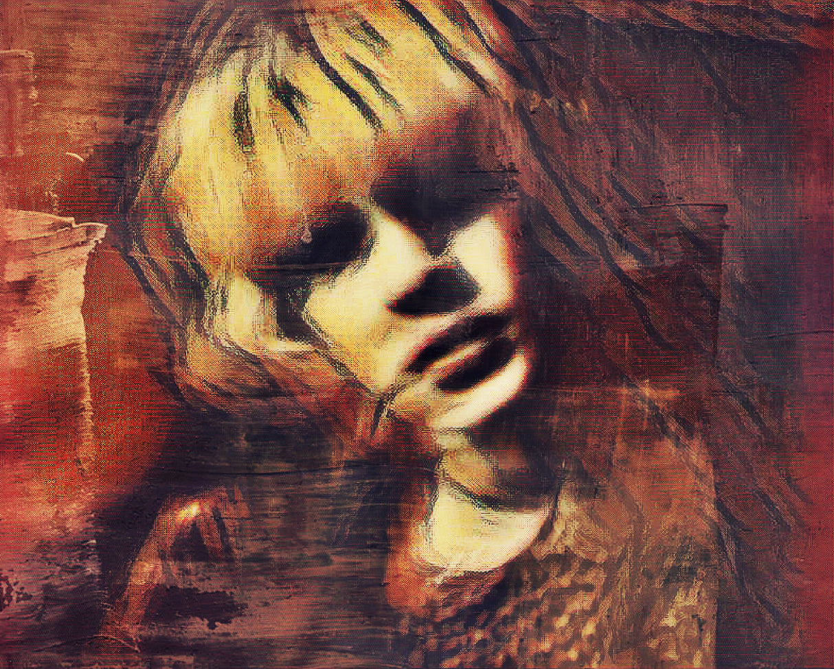 A Quiet Darkness (portrait) Poster och Canvastavla