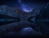 Night on the lake Poster och Canvastavla