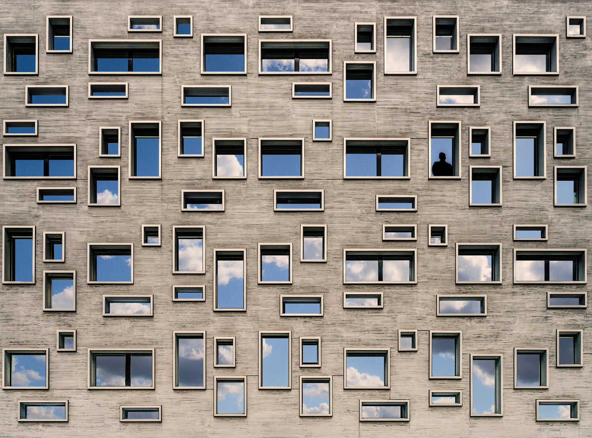 68 windows and 1 soul Poster och Canvastavla