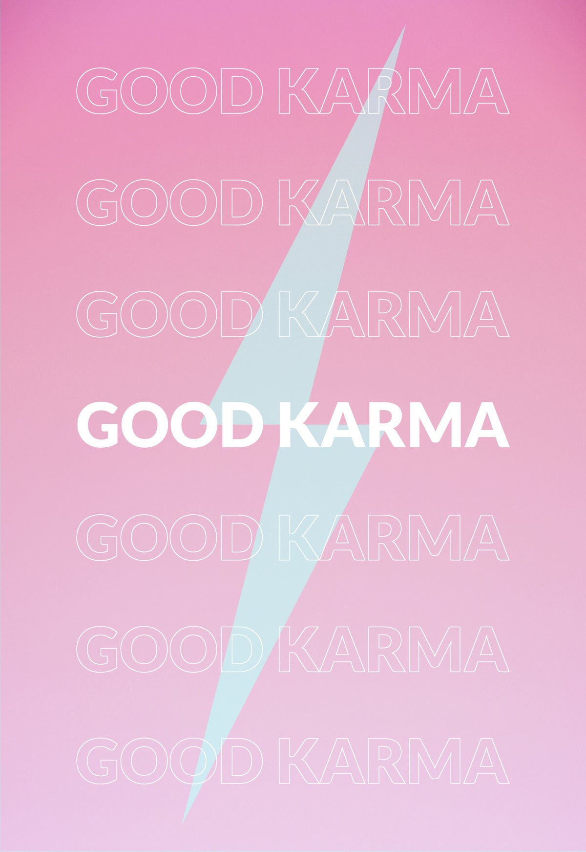 Good Karma Poster och Canvastavla