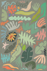 Botanical Colors and Shapes II Poster och Canvastavla
