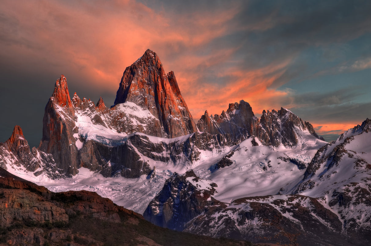 Mt Fitzroy Poster och Canvastavla