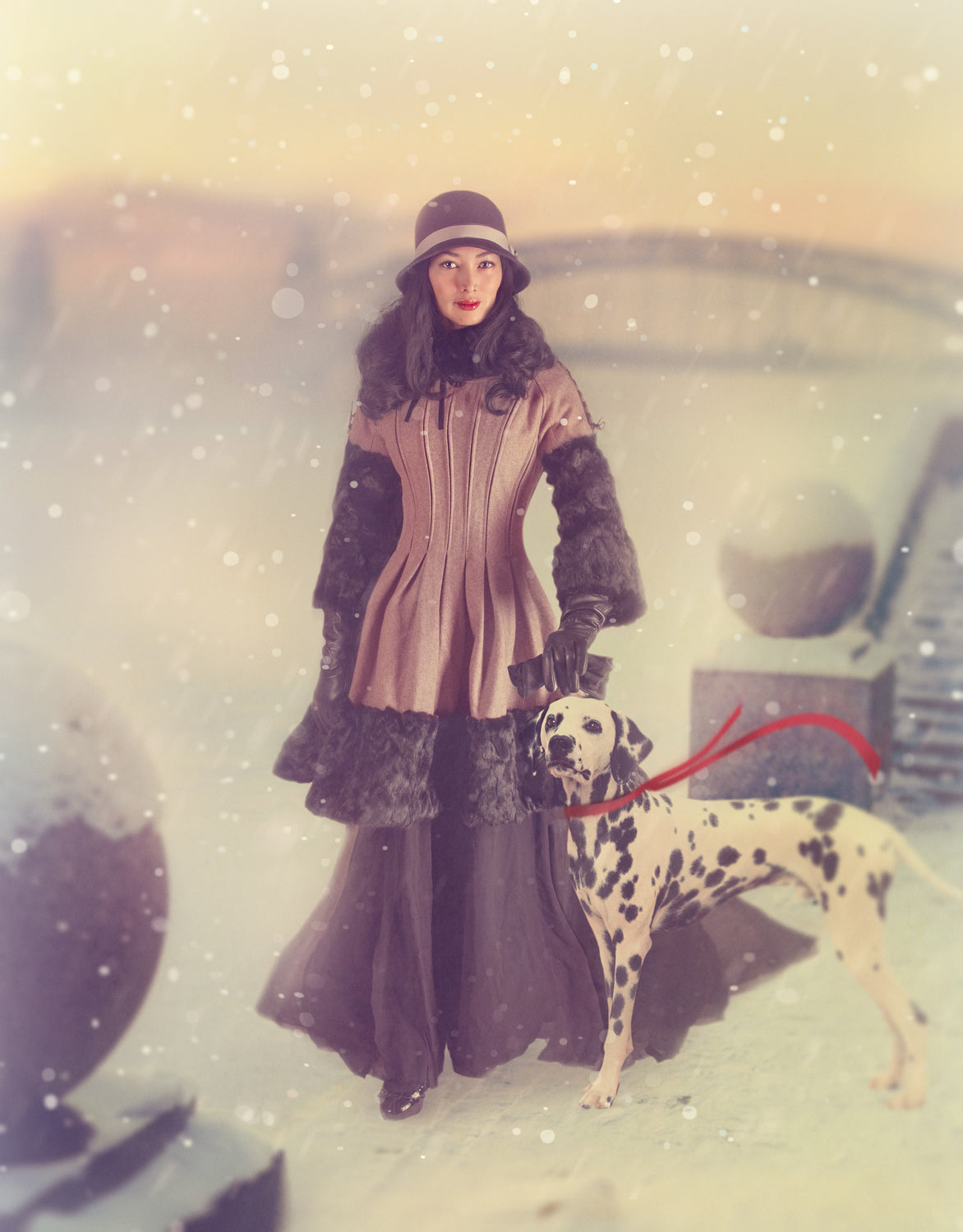 Snow Poster och Canvastavla