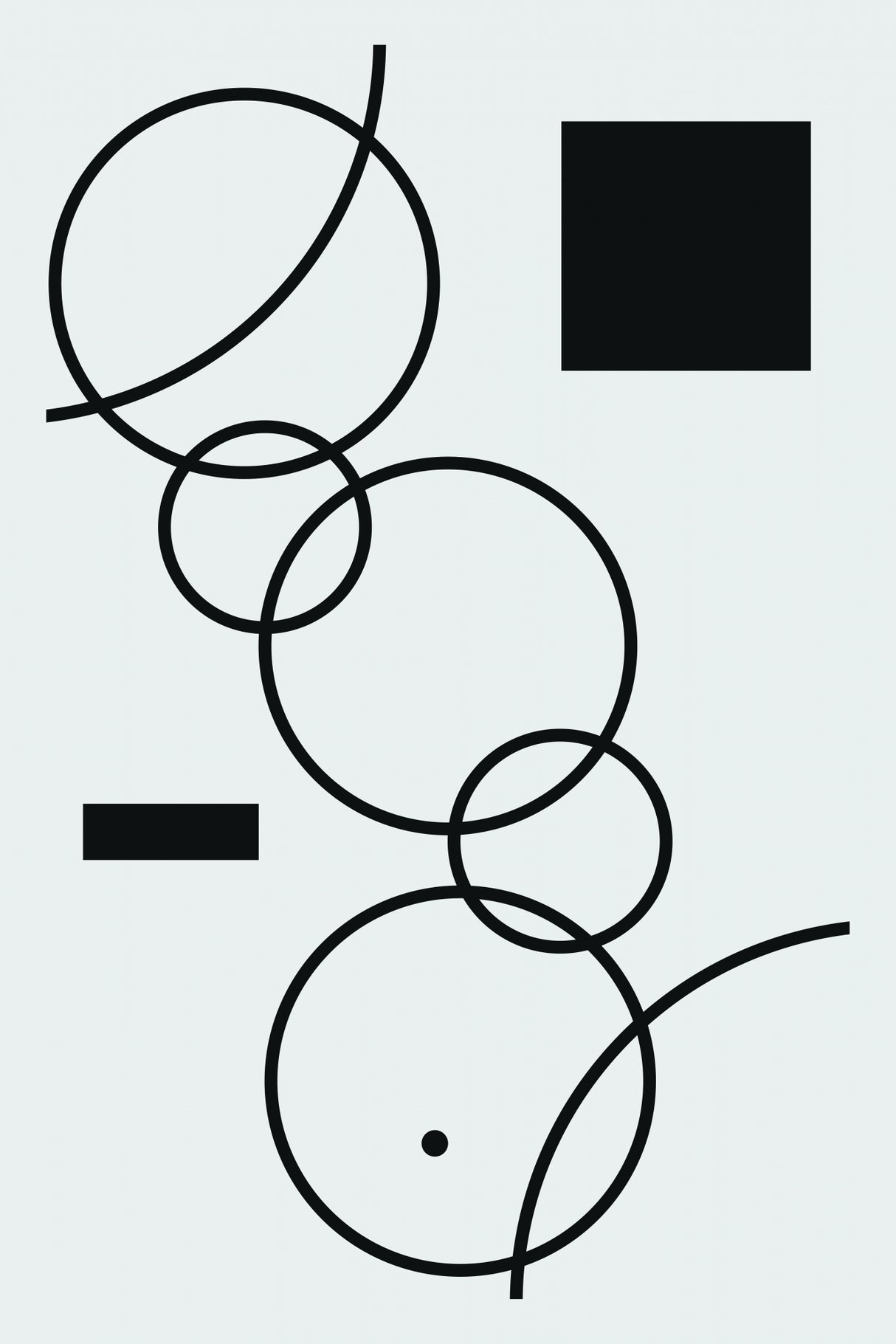 Minimal Shapes #1 Poster och Canvastavla