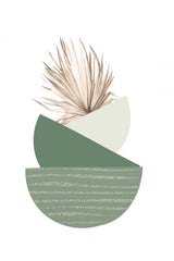 Green Boho 1 Poster och Canvastavla