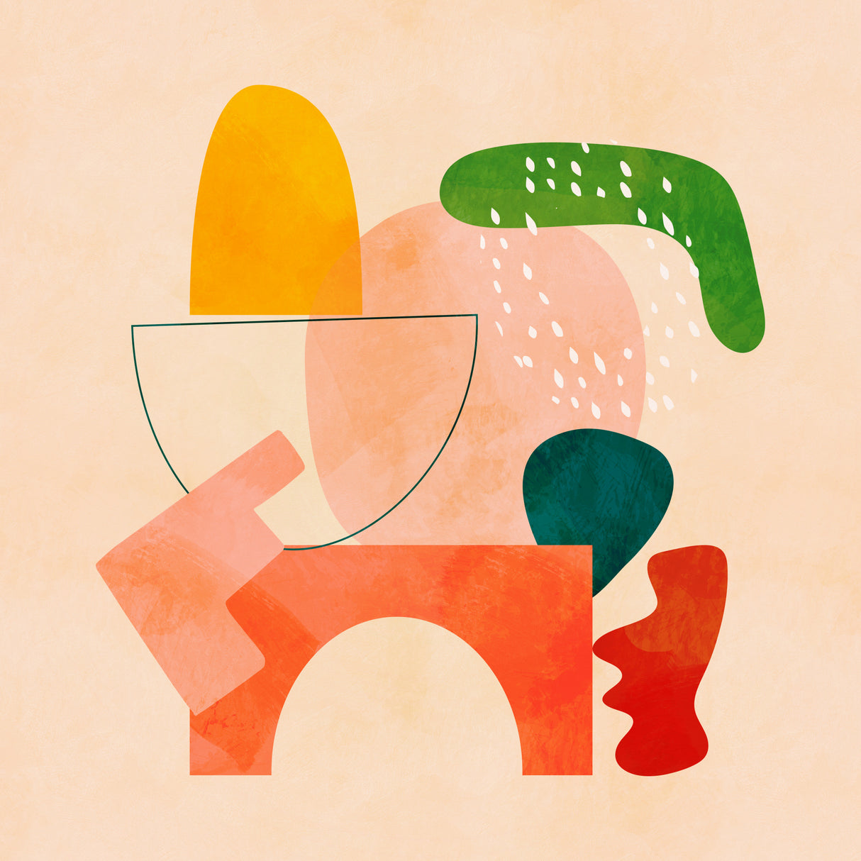 Shapes Play2 Kopie Poster och Canvastavla