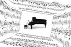 piano player Poster och Canvastavla
