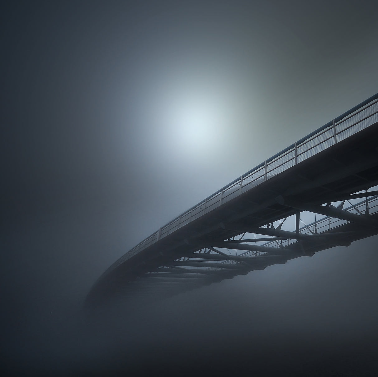 Foggy midnight Poster och Canvastavla
